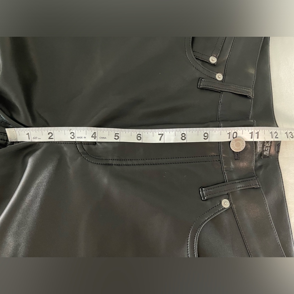 J.Crew | NWT | Faux Leather Pants | Black | 28 - Picture 5 of 8